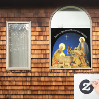 Nativity Window Cling
