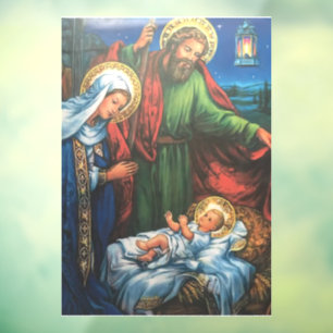 Nativity Window Cling