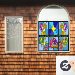 Nativity   window cling