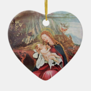 NATIVITY WITH ANGELS - MAGIC OF CHRISTMAS CERAMIC TREE DECORATION