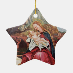 NATIVITY WITH ANGELS - MAGIC OF CHRISTMAS CERAMIC TREE DECORATION
