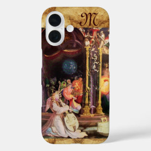 NATIVITY WITH ANGELS - MAGIC OF CHRISTMAS monogram iPhone 16 Case