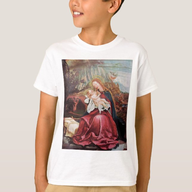 NATIVITY WITH ANGELS - MAGIC OF CHRISTMAS T-Shirt (Front)