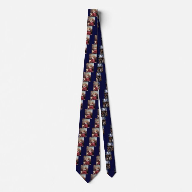 NATIVITY WITH ANGELS - MAGIC OF CHRISTMAS TIE (Front)