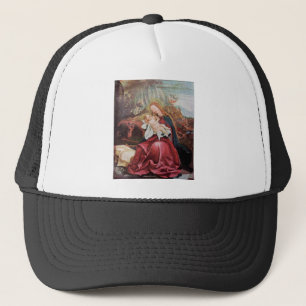 NATIVITY WITH ANGELS - MAGIC OF CHRISTMAS TRUCKER HAT