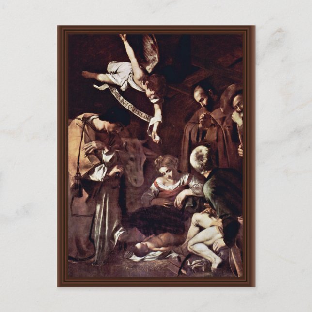 Nativity With St. Lawrence And St. Francis By Mich Postcard (Front)