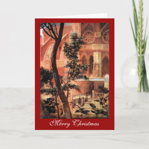 NATIVITY WITH WHITE LILLES - MAGIC OF CHRISTMAS HOLIDAY CARD