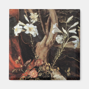 NATIVITY WITH WHITE LILLES - MAGIC OF CHRISTMAS MAGNET