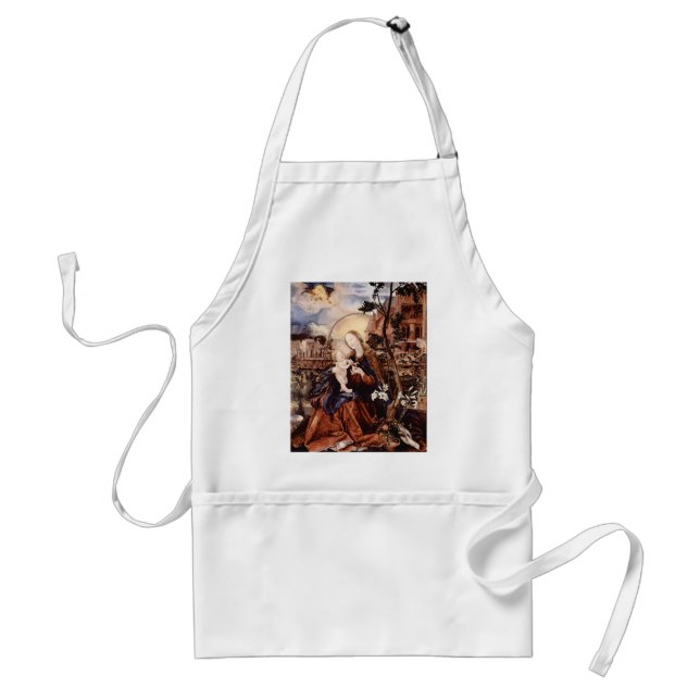 NATIVITY WITH WHITE LILLES - MAGIC OF CHRISTMAS STANDARD APRON (Front)
