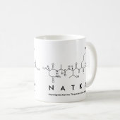 Natka peptide name mug (Front Right)