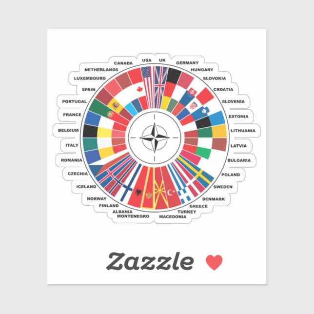 NATO Flag Atlantic Treaty (Sheet)