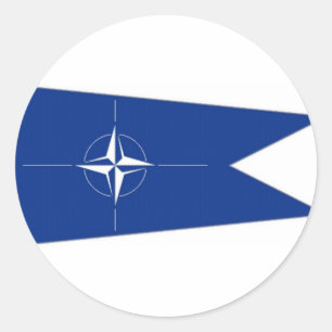 NATO Flag Classic Round Sticker