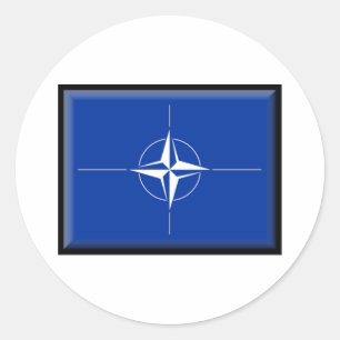 NATO Flag Classic Round Sticker