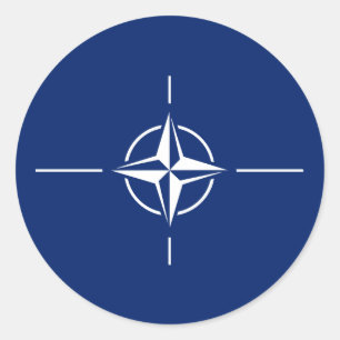 NATO Flag Classic Round Sticker