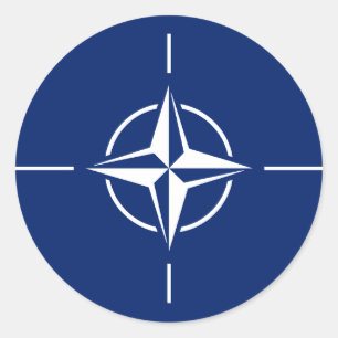 NATO Flag Classic Round Sticker