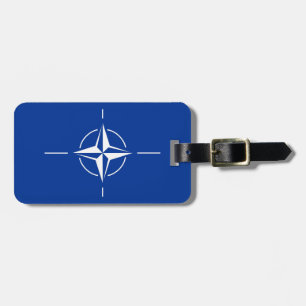 nato flag North Atlantic Treaty Organisation Allia Luggage Tag