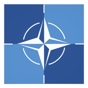 NATO ONAT flag symbol North Atlantic Treaty Organi Photo Print