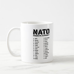 NATO Phonetic Alphabet Canada Coffee Mug
