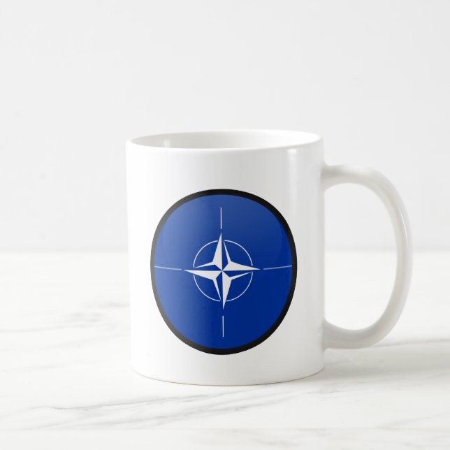 Nato quality Flag Circle Coffee Mug (Right)