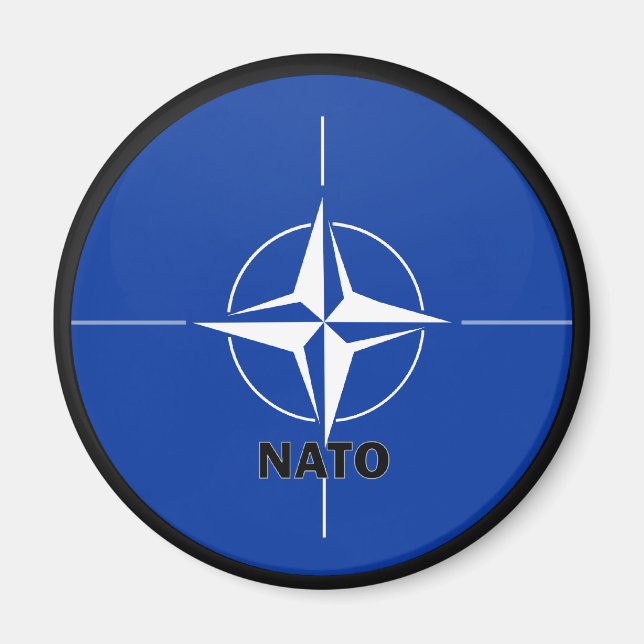 Nato Roundel quality Flag Magnet (Front)