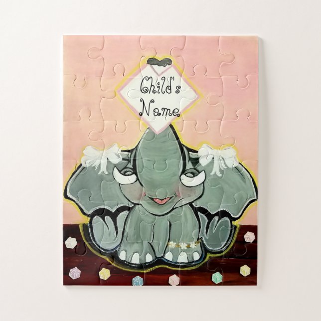 Natosha, the Elephant Speller Fun Puzzle Game (Vertical)