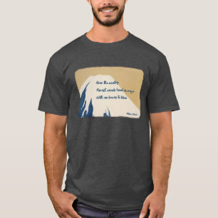 Natsume Soseki Haiku for National Haiku Poetry Day T-Shirt