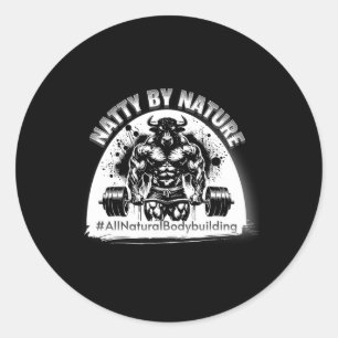 Natty 4 By Nature Classic Round Sticker