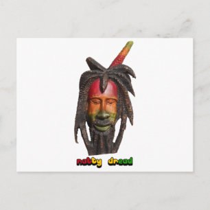 Natty Dread Rastaman With Dreadlocks Postcard