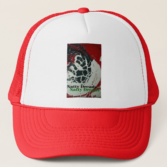 natty dreads trucker hat (Front)