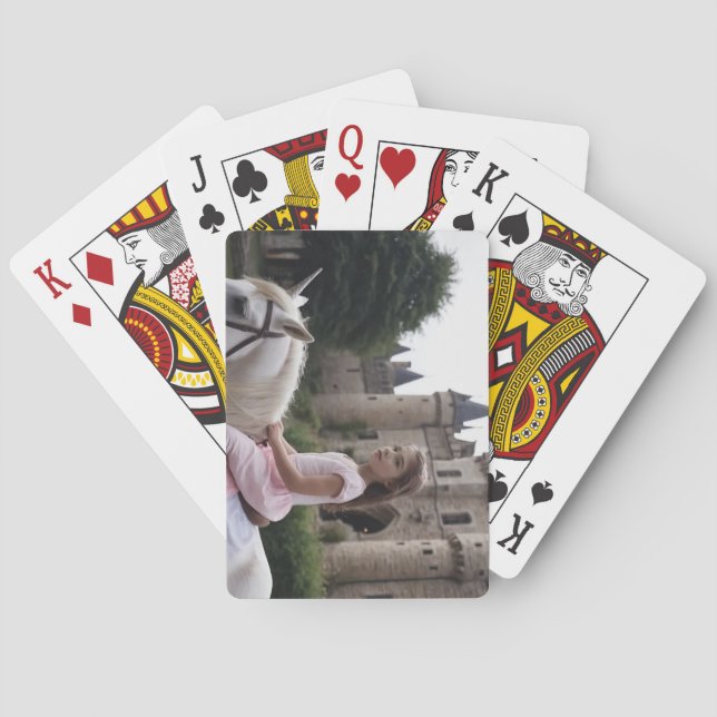 Natu Unicorn Playing Cards pink (Back)