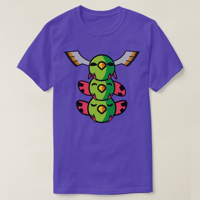 Natu Xatu Totem Pole  T-Shirt (Design Front)