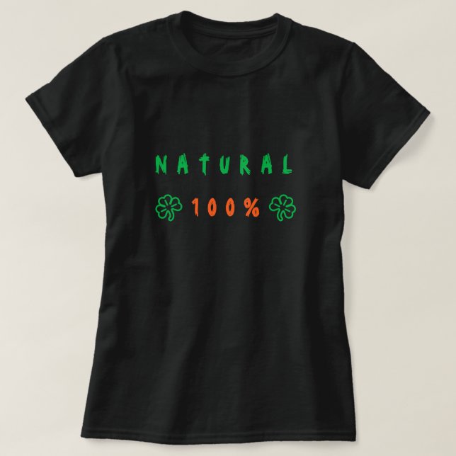 Natural 100% T-Shirt - Modern (Design Front)