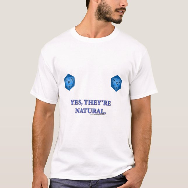 Natural 20s T-Shirt (Front)