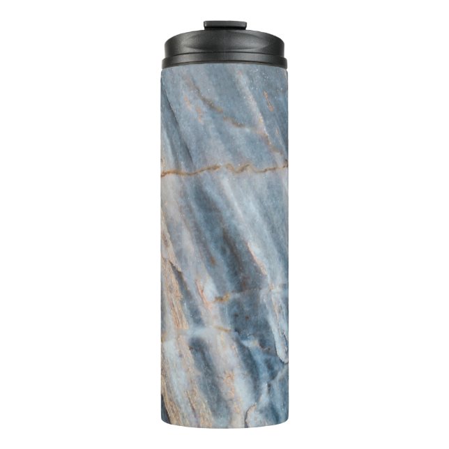 Natural abstract marble backgroundabstract, antiqu thermal tumbler (Front)