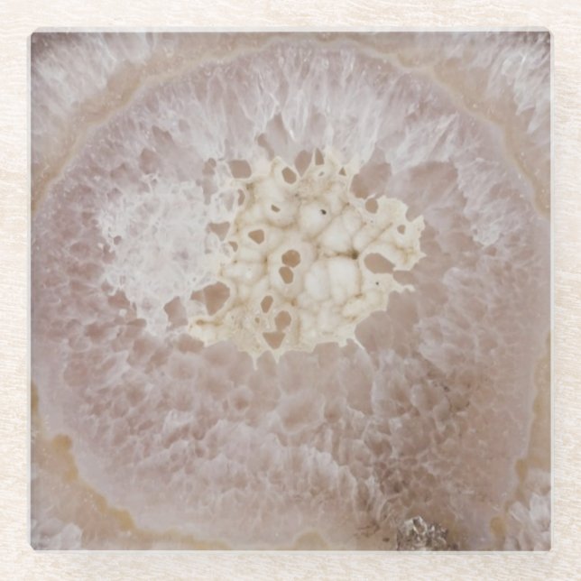 Natural Agate Coaster (Front)