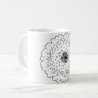 Natural Art Flower Coffee Mug