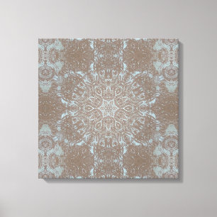 Natural Art Stone & Sand Canvas Print