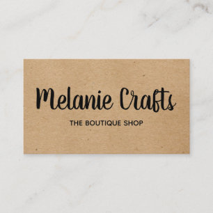 Natural   Arts and Crafts Business Card