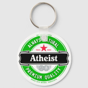 Natural Atheist Key Ring