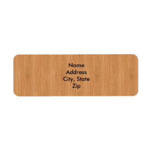 Natural Bamboo Wood Grain Look