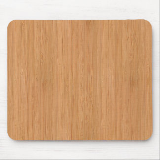 Natural Bamboo Wood Grain Look Mouse Mat