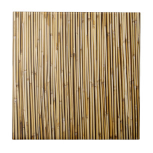 Natural Bamboo Zen Background Customised Template Tile