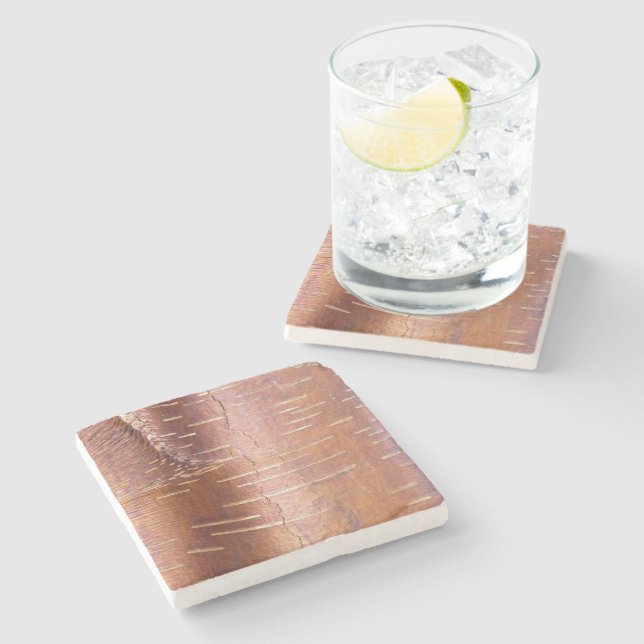 Natural Bark Coaster (Side)
