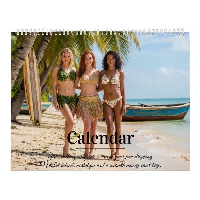 Natural Beach Calendar 2026 – Elegant & Playfull (Cover)