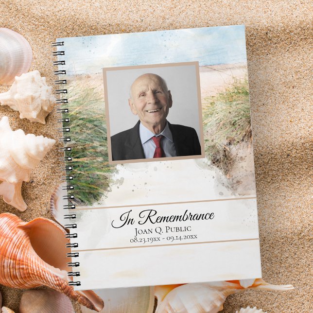 Natural Beach Funeral Memorial Guest Book (Creator Uploaded)