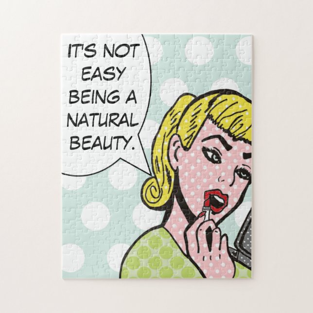 Natural Beauty Comic Book Jigsaw Puzzle (Vertical)