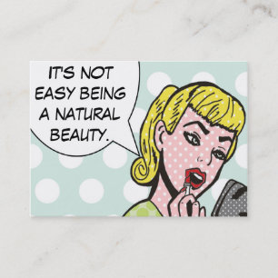 Natural Beauty Cosmetologist/StylistBusiness Cards
