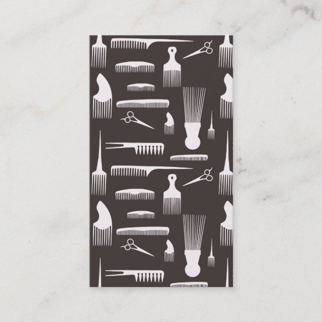 Natural Beauty Hair design  Business Card (Front)