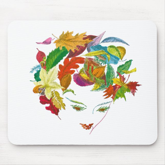 Natural Beauty ~ Mousepad/ Abstract Retro Modern Mouse Mat (Front)