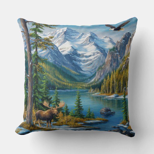 Natural Beauty of Alaska Cushion (Front)